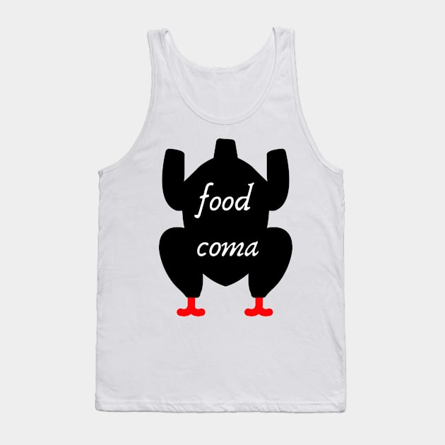 food coma text design Tank Top by artistic-much